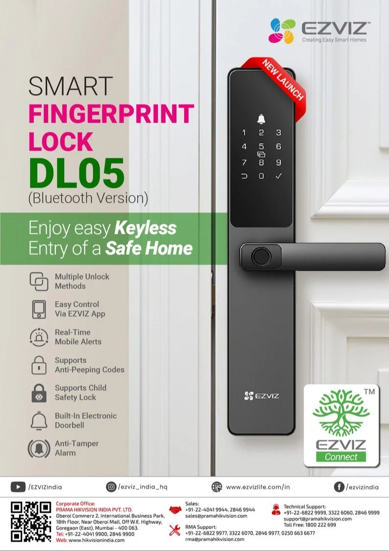 EZVIZ Smart Fingerprint Lock DL05